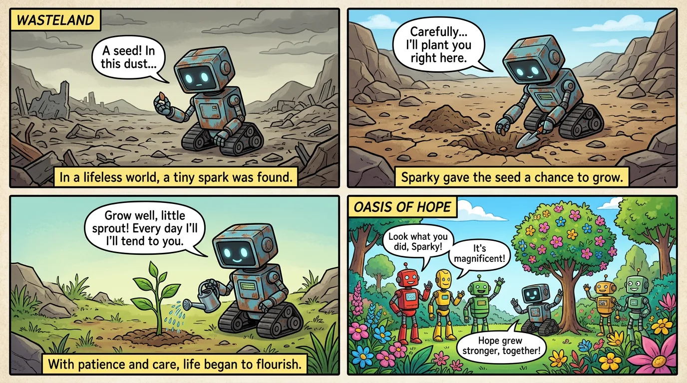 4-Panel Comic Generator